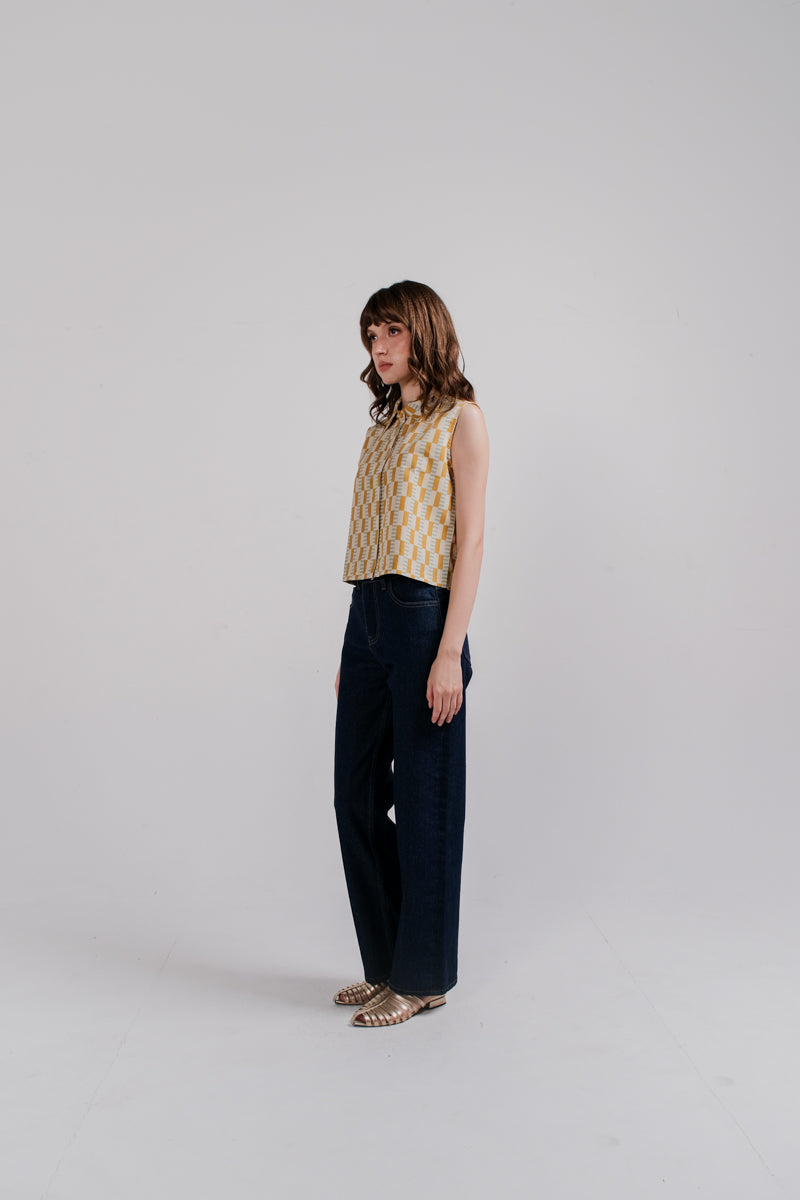 Tango Top in Frosty Lemon