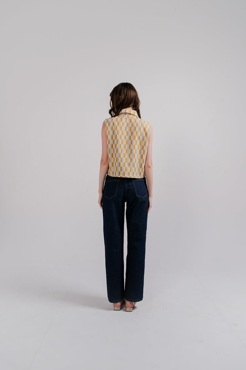 Tango Top in Frosty Lemon