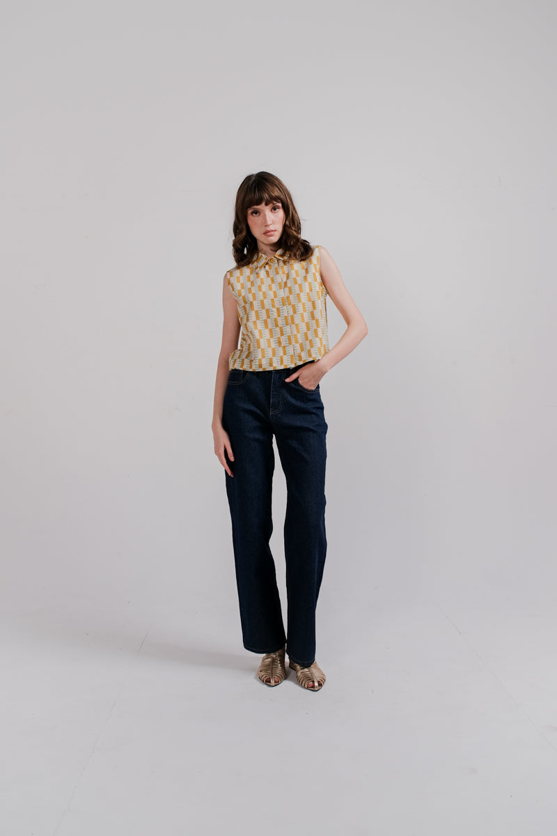 Tango Top in Frosty Lemon