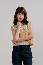 Tango Top in Frosty Lemon