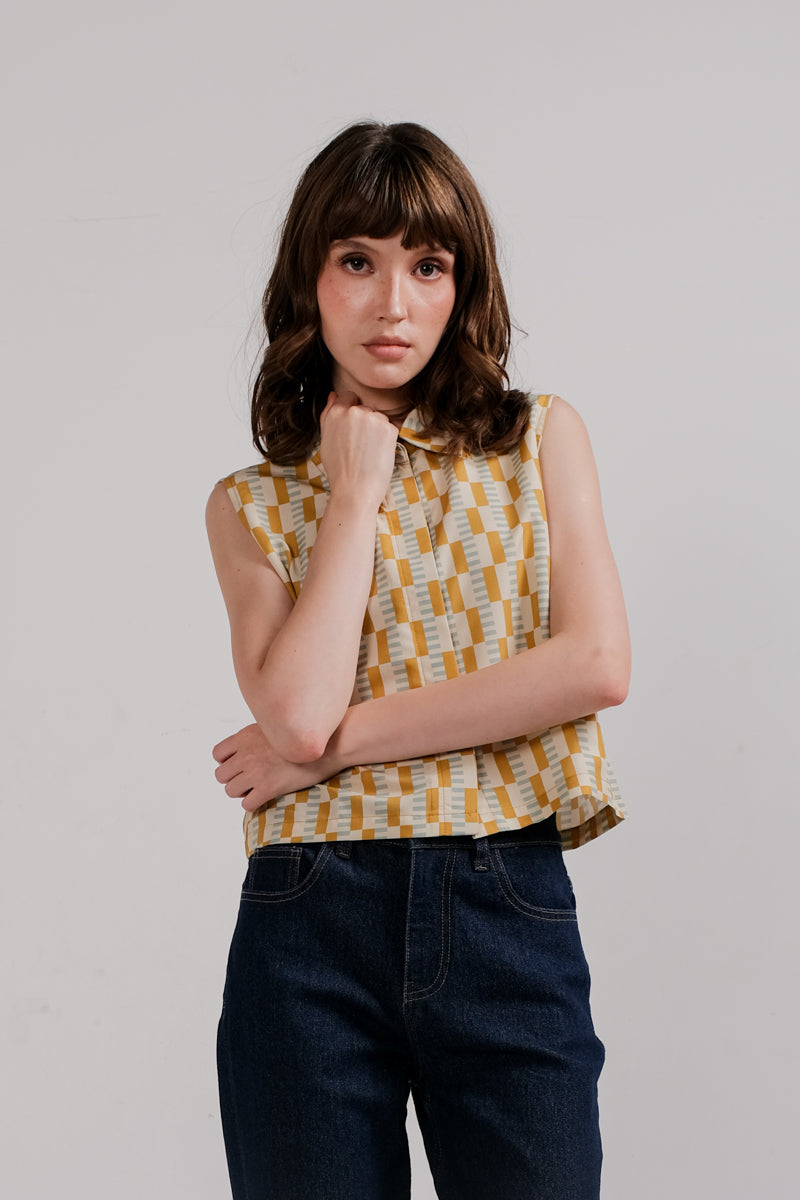 Tango Top in Frosty Lemon