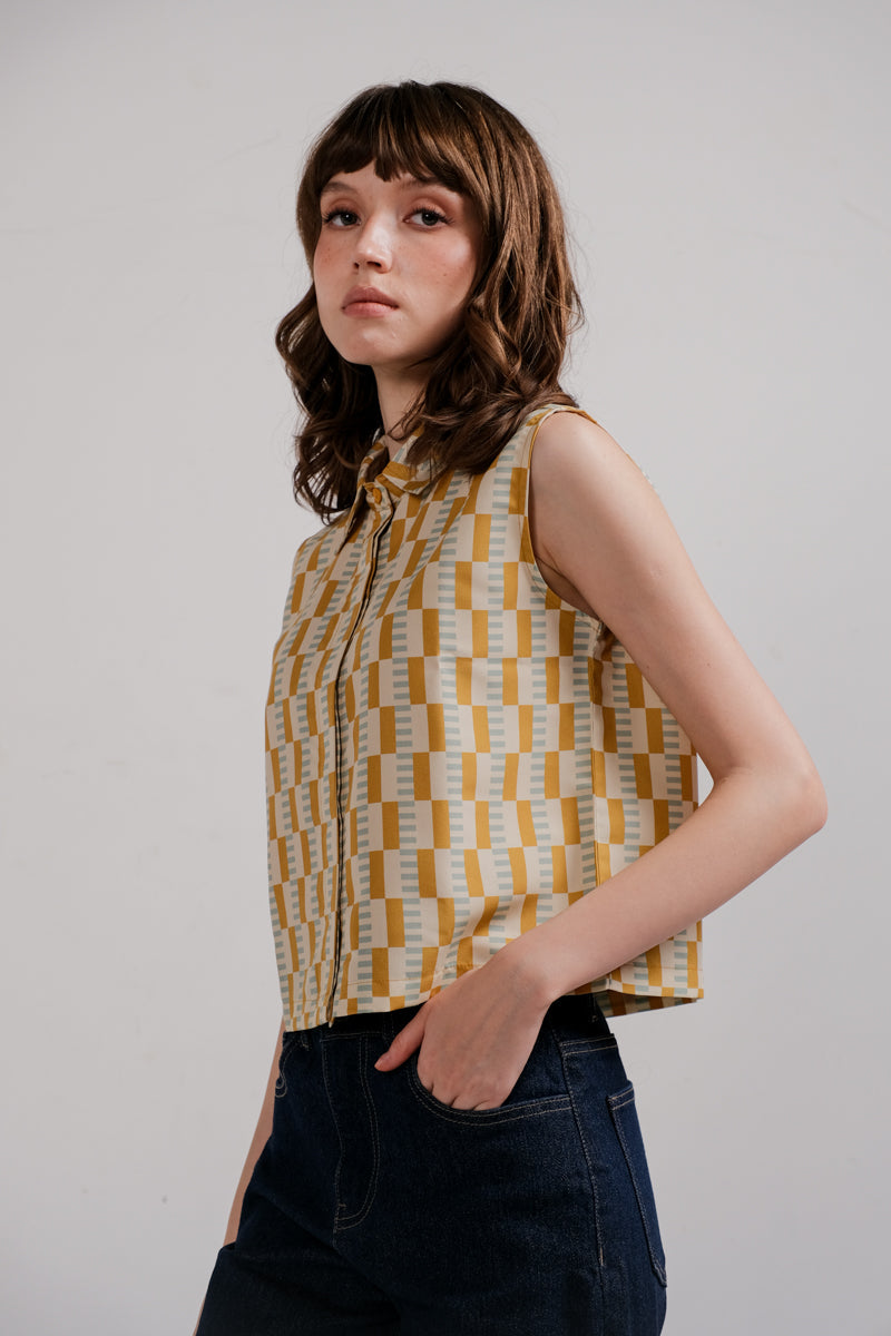Tango Top in Frosty Lemon