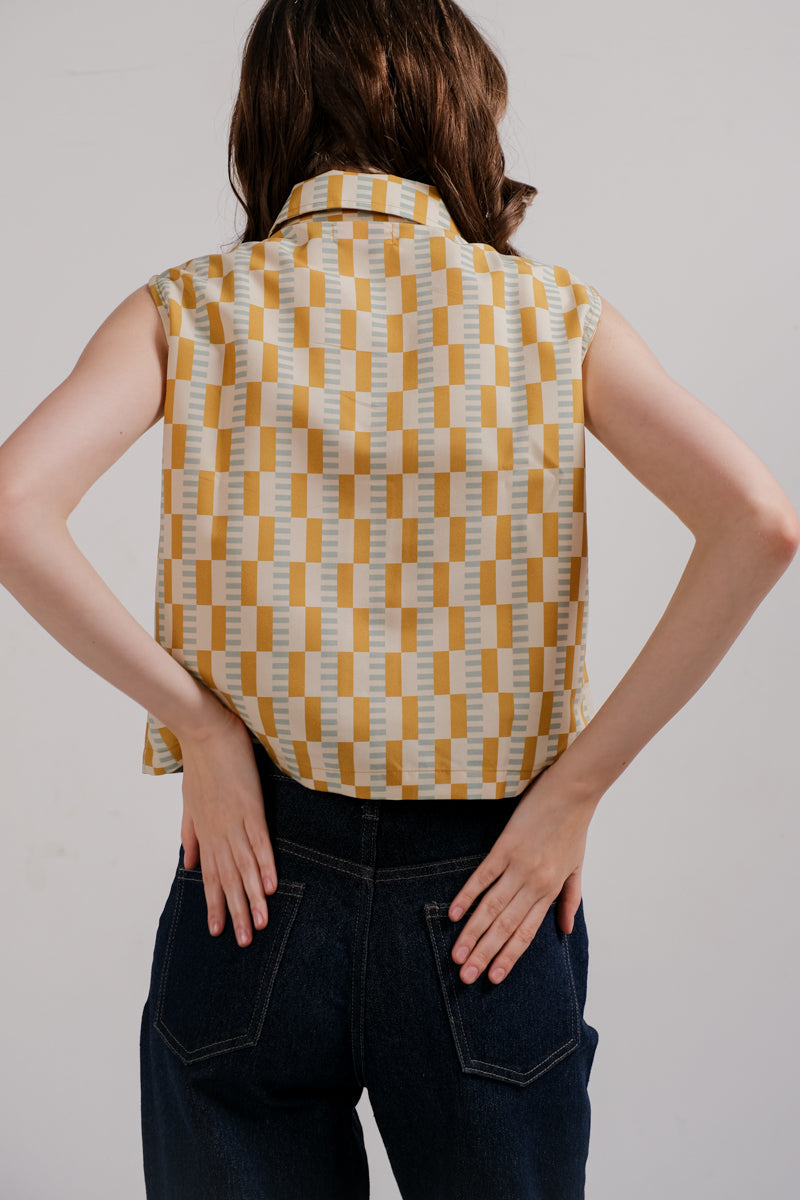 Tango Top in Frosty Lemon