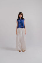 Tango Top in Navy Spades Penelope