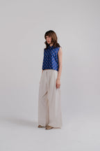 Tango Top in Navy Spades Penelope
