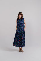 Tarra Reversible Top In Navy Faith