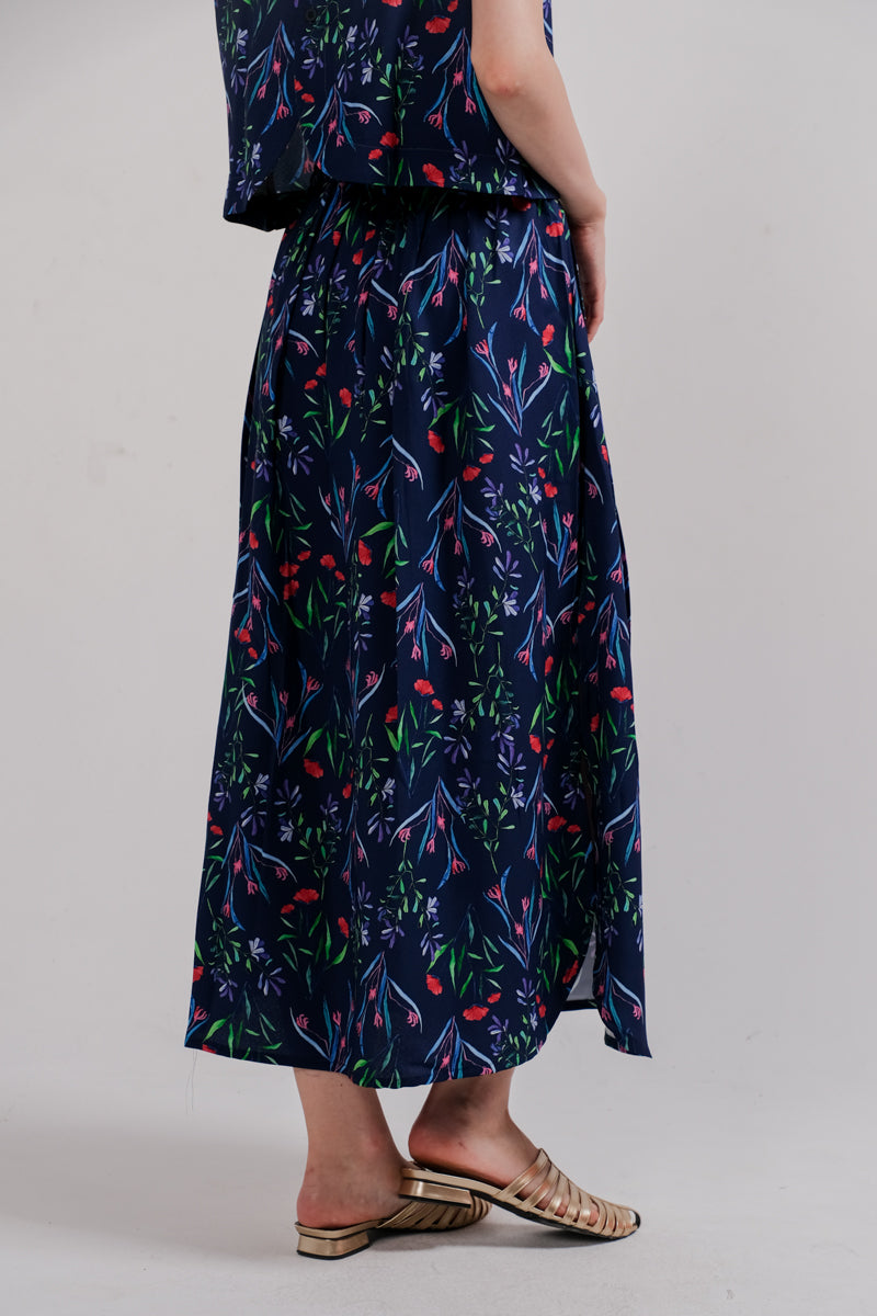 Tarra Reversible Top In Navy Faith