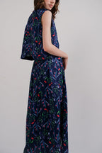 Tarra Reversible Top In Navy Faith