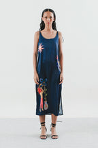 Jas Slip Dress in Moonlight