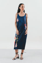 Jas Slip Dress in Moonlight
