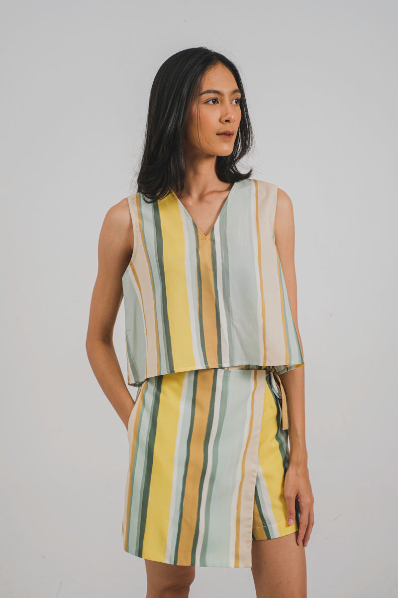 Coor Reversible Top in Jaune