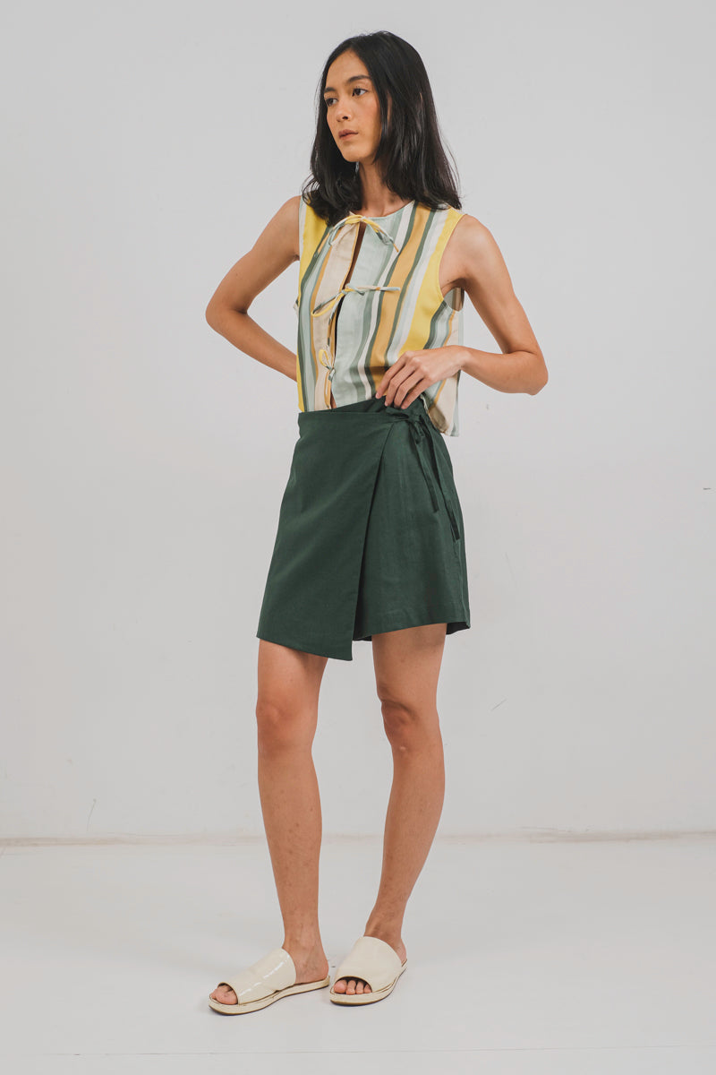 Kojeé Skort in Forest Green