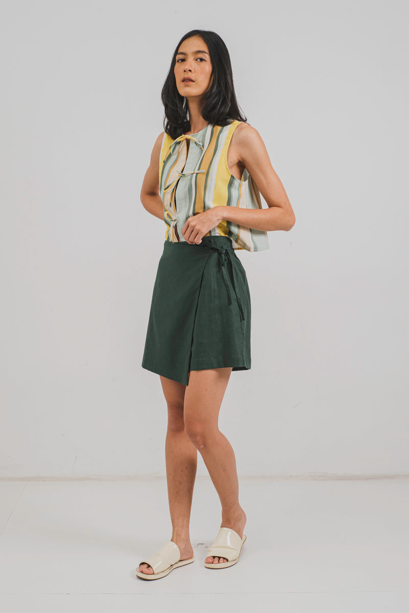 Kojeé Skort in Forest Green