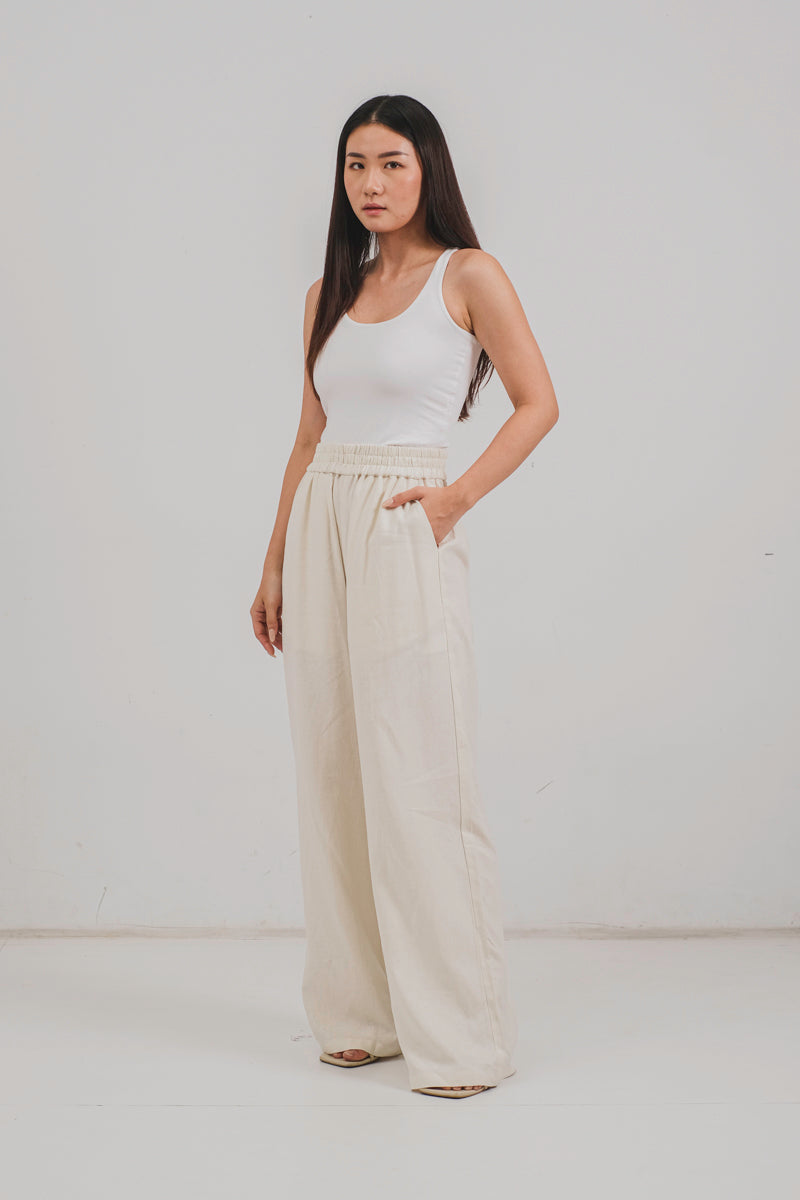 Bronte Pants in Eggwhite