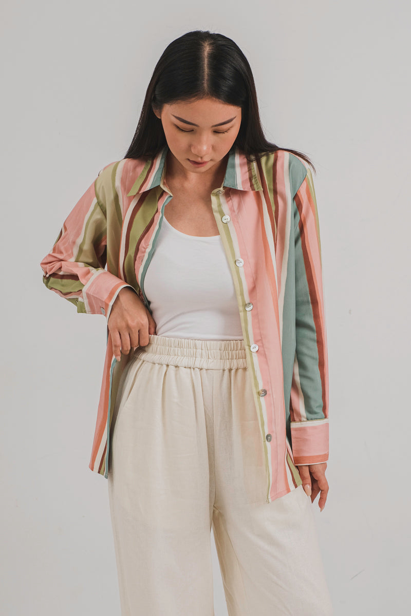 Manhattan Shirt in Rose