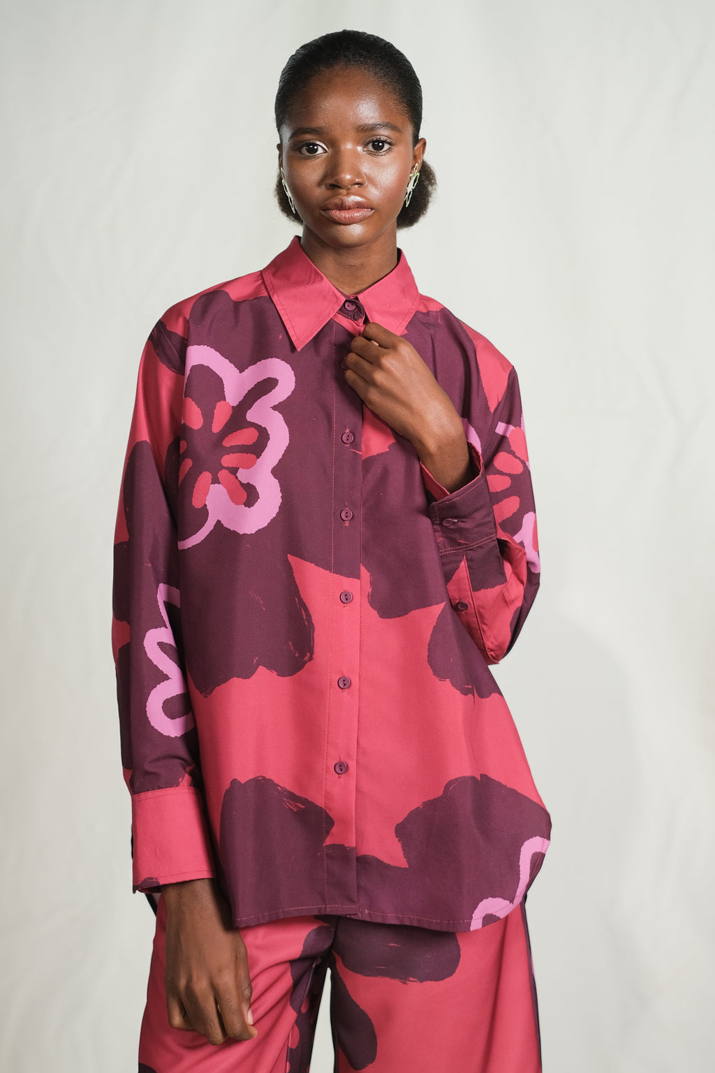 Manhattan Loose Shirt in Pinot