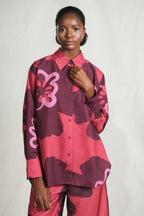 Manhattan Loose Shirt in Pinot