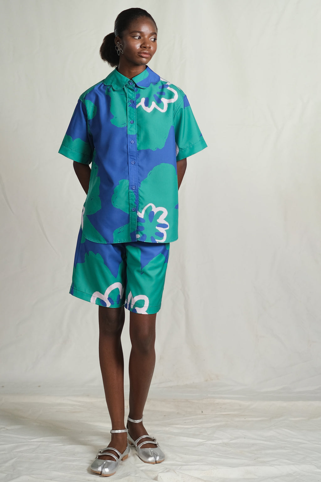 Karra Scallop Shirt in Riesling