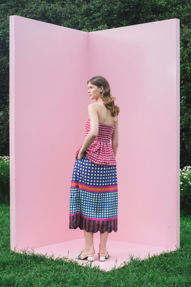 Cory Tube Top in Cherry