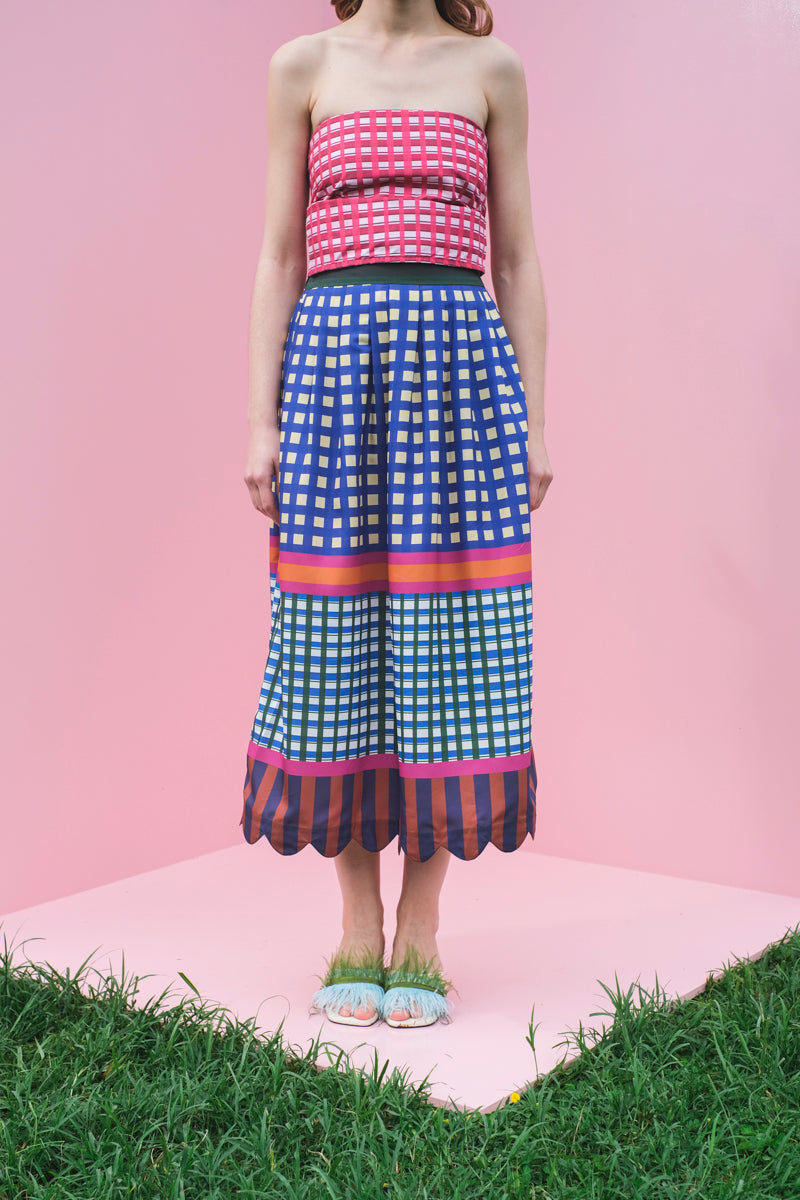 Waltz Skirt in Joy Purple Print
