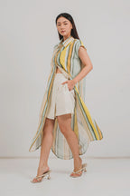 Mimosa Shirt Dress in Jaune