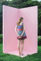 Dora Mini Dress in Joy Purple Print