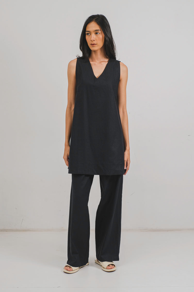 Mindee Mini Dress in Moonless