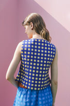 Nora Vest Top in Joy Purple