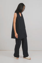Mindee Mini Dress in Moonless