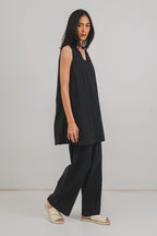 Mindee Mini Dress in Moonless