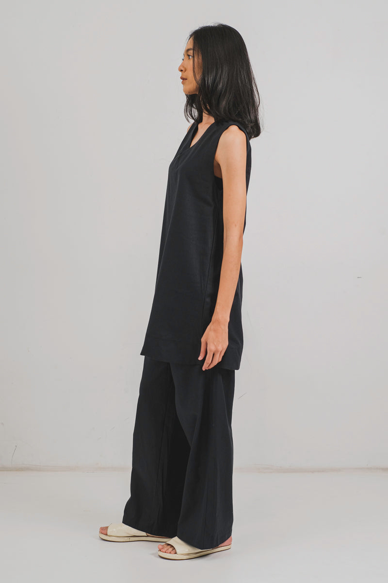 Mindee Mini Dress in Moonless