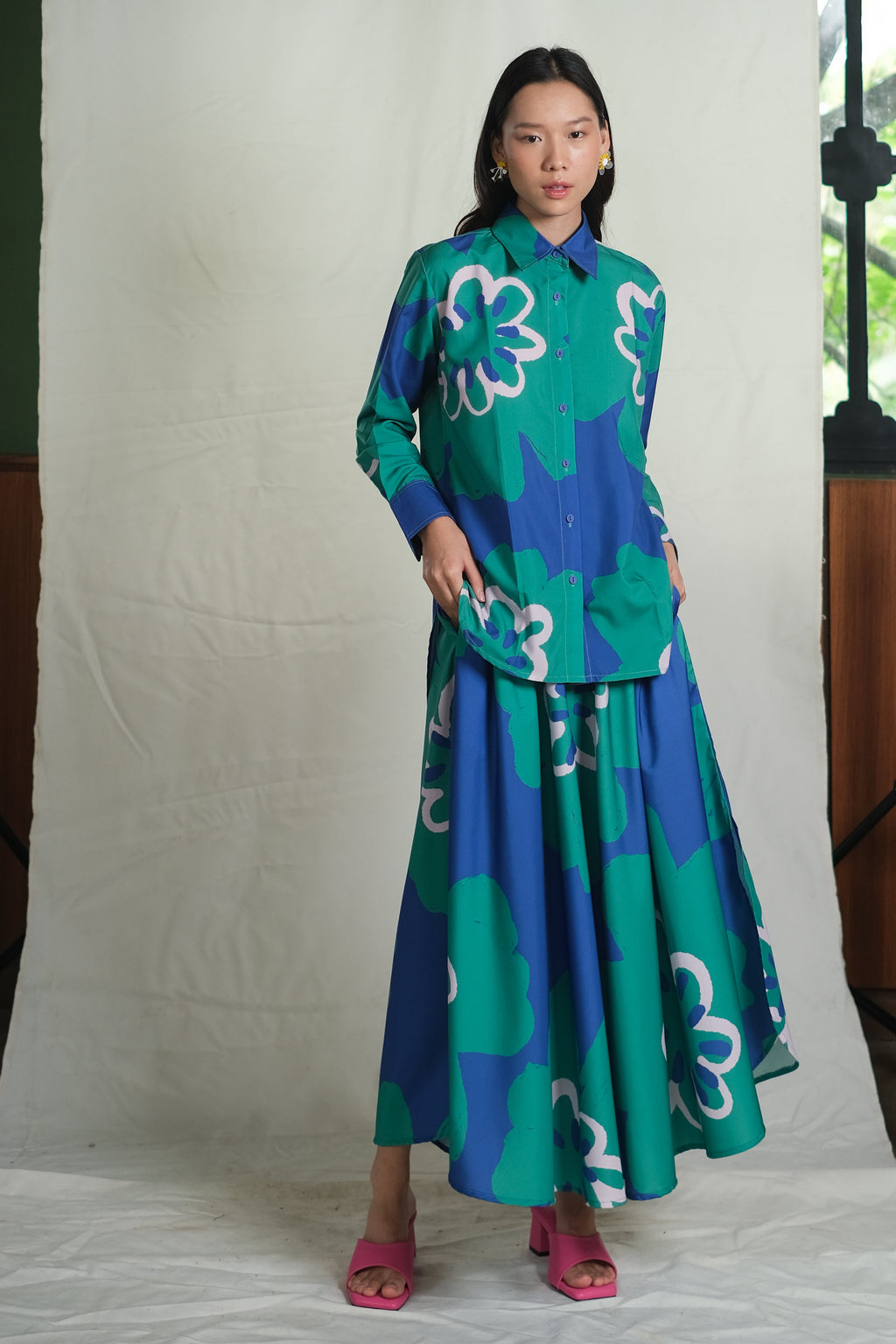 Salzburg Midi Skirt in Riesling