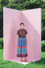 Waltz Skirt in Joy Purple Print