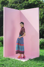Waltz Skirt in Joy Purple Print
