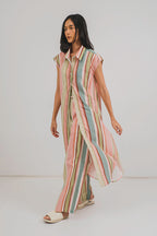Mimosa Shirt Dress in Rose