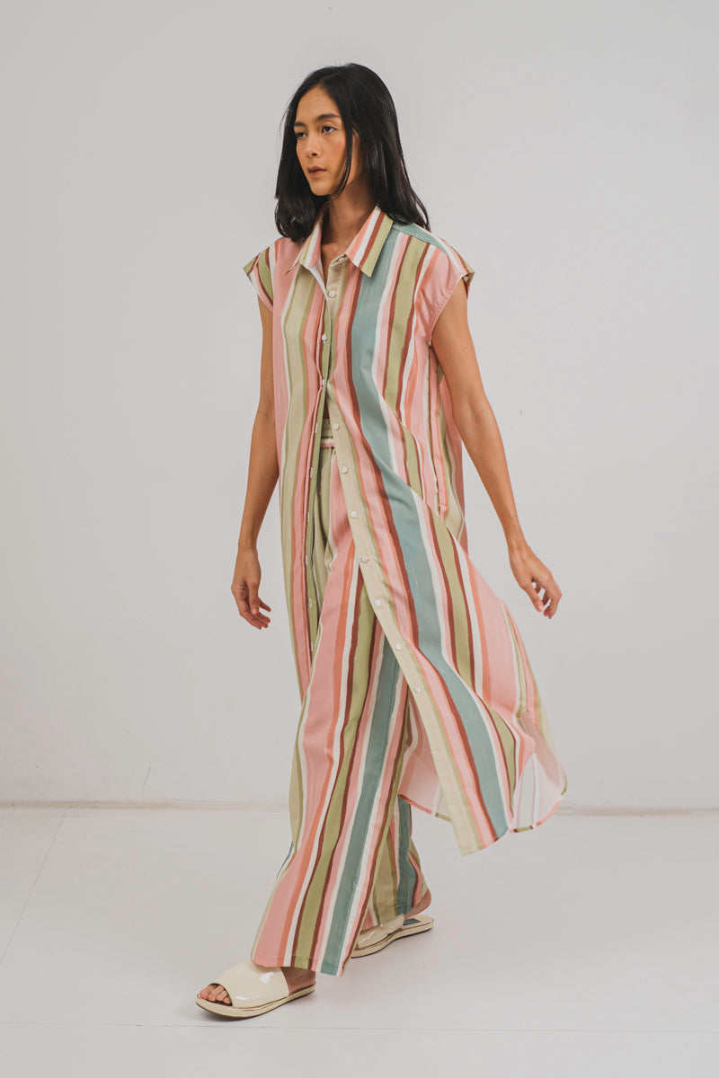 Mimosa Shirt Dress in Rose