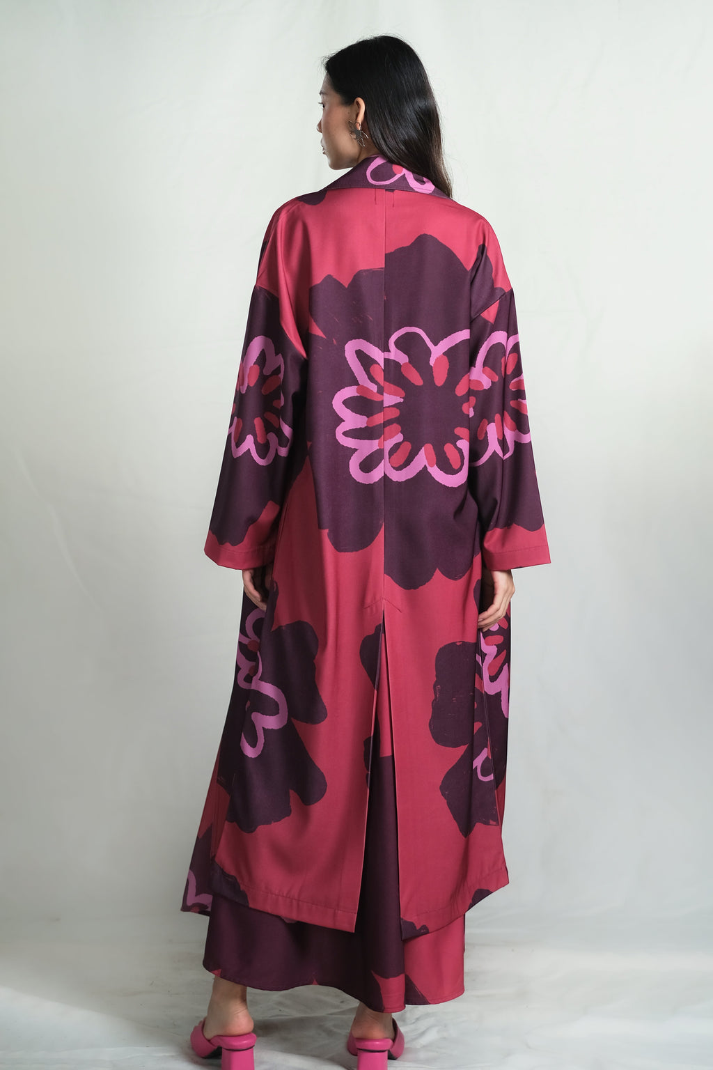 Muscat Duster Coat in Pinot