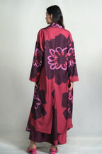 Muscat Duster Coat in Pinot