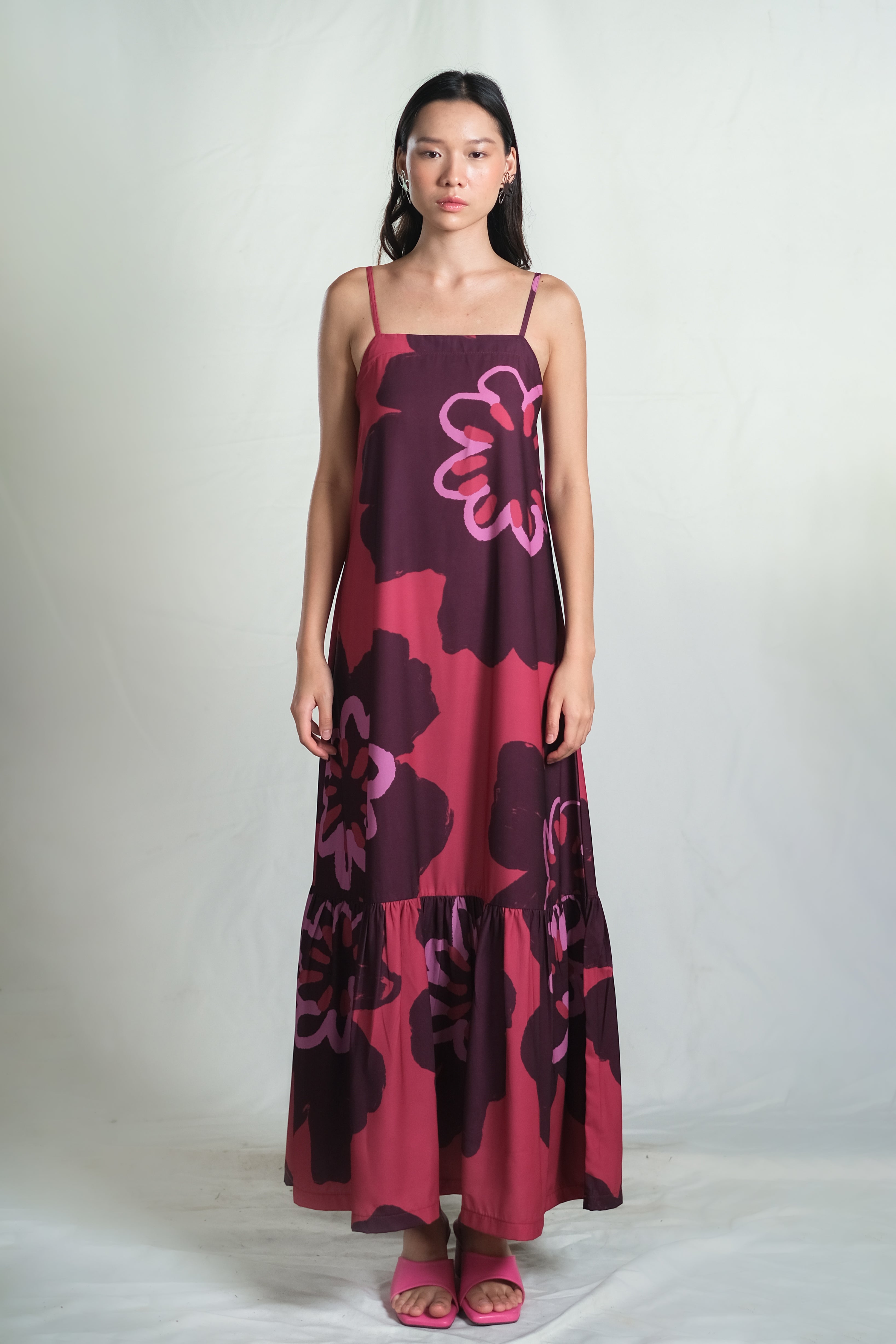 Antalya Maxi Dress in Pinot
