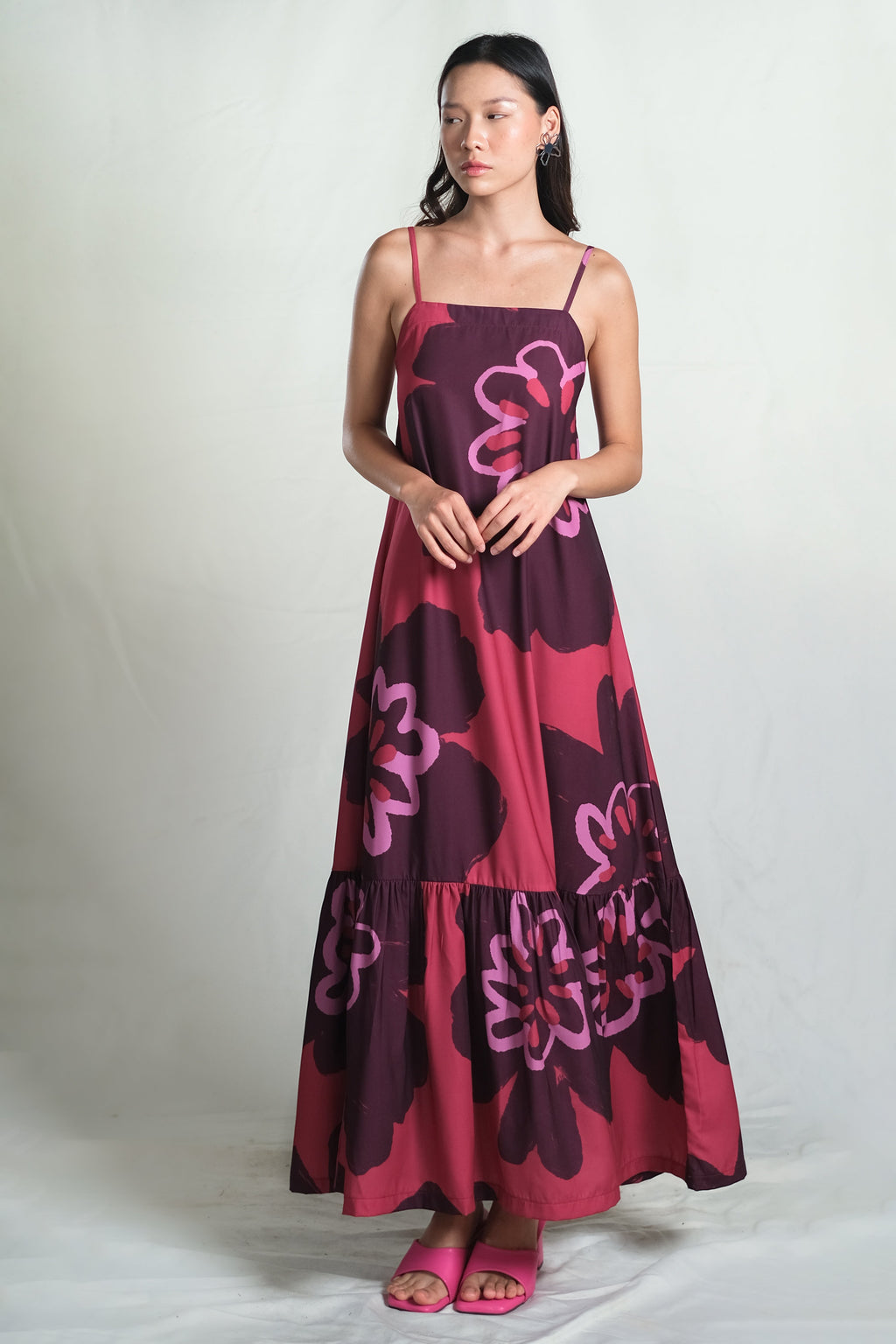 Antalya Maxi Dress in Pinot