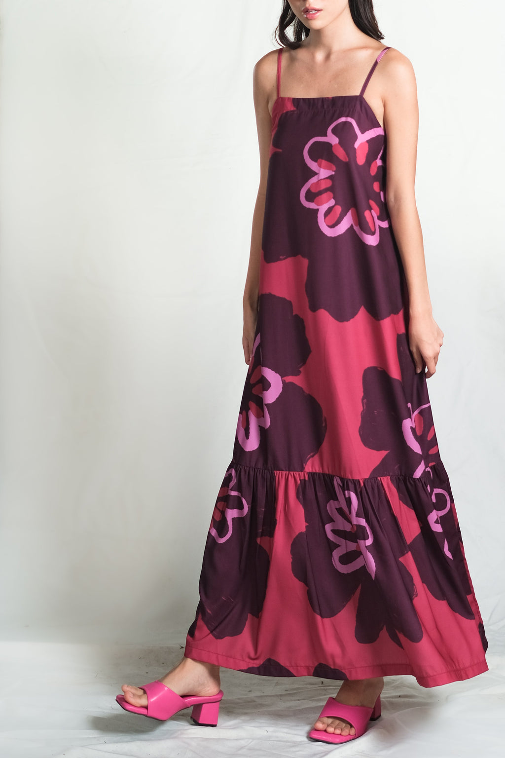 Antalya Maxi Dress in Pinot