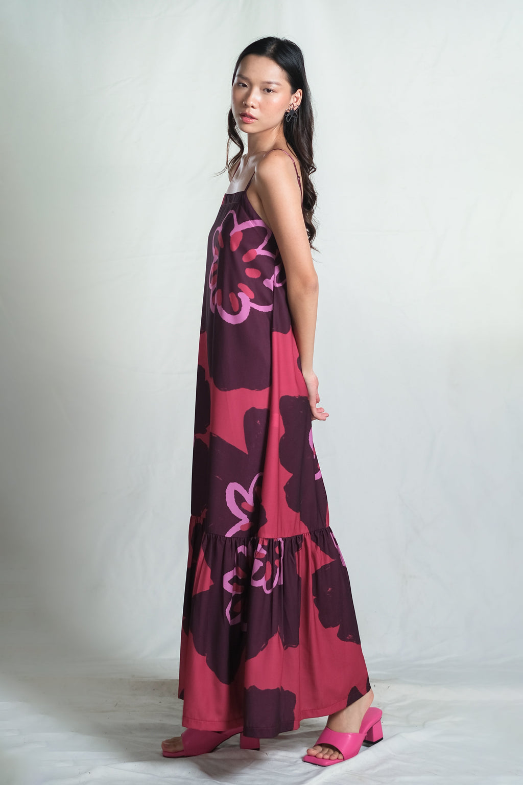 Antalya Maxi Dress in Pinot