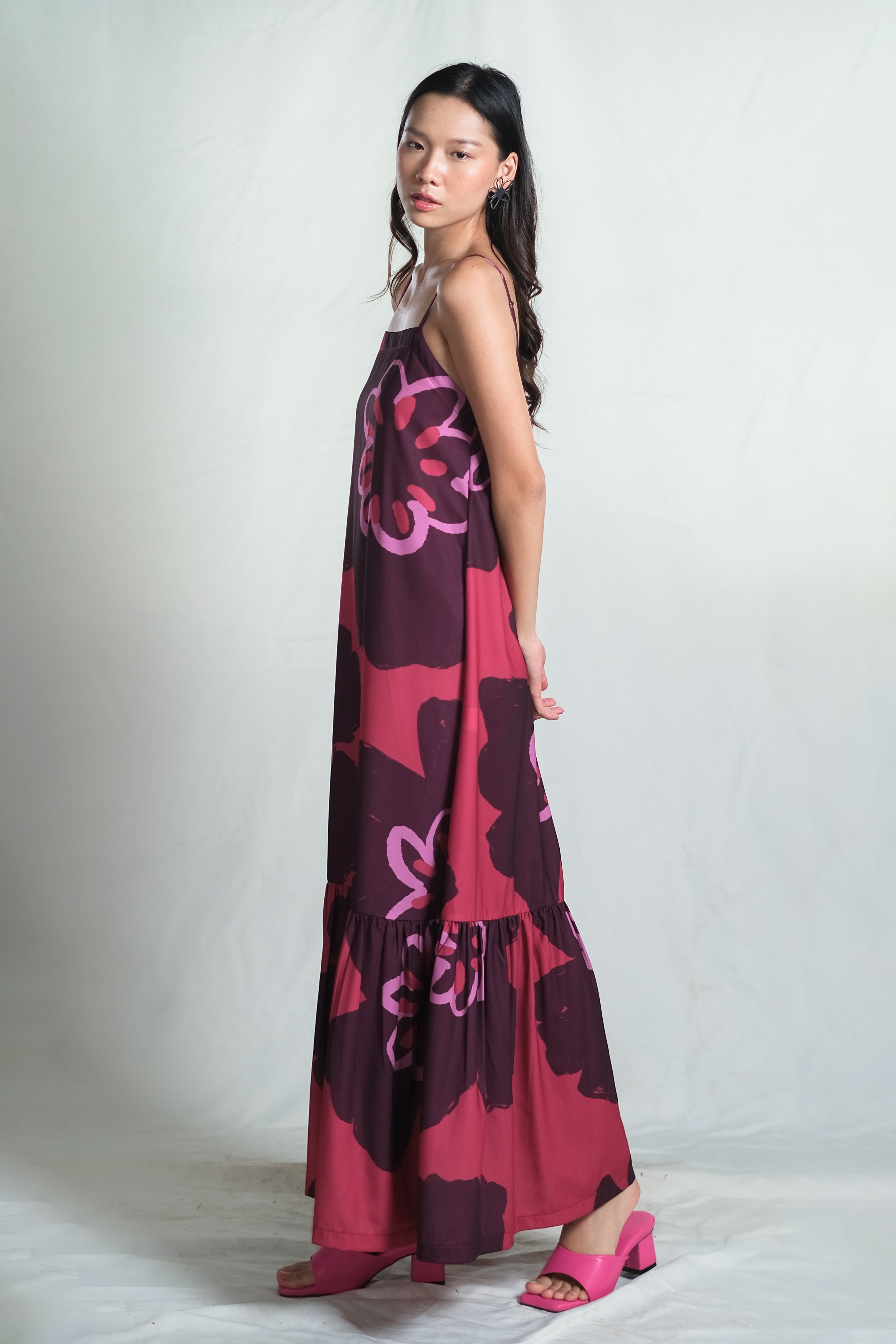 Antalya Maxi Dress in Pinot