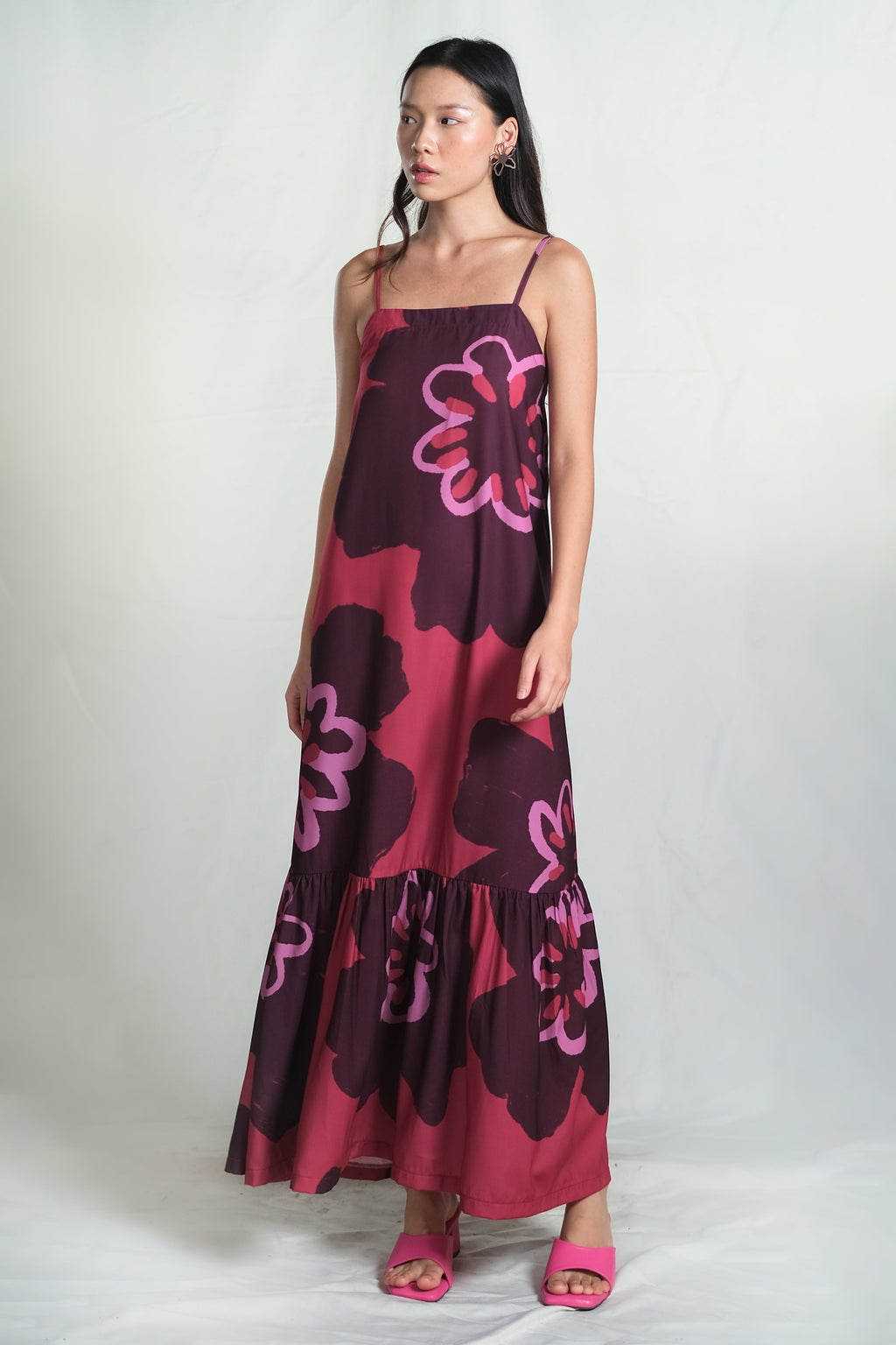 Antalya Maxi Dress in Pinot