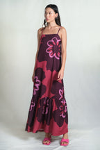 Antalya Maxi Dress in Pinot