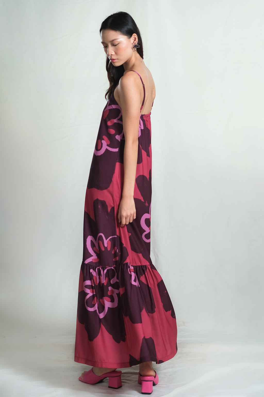 Antalya Maxi Dress in Pinot