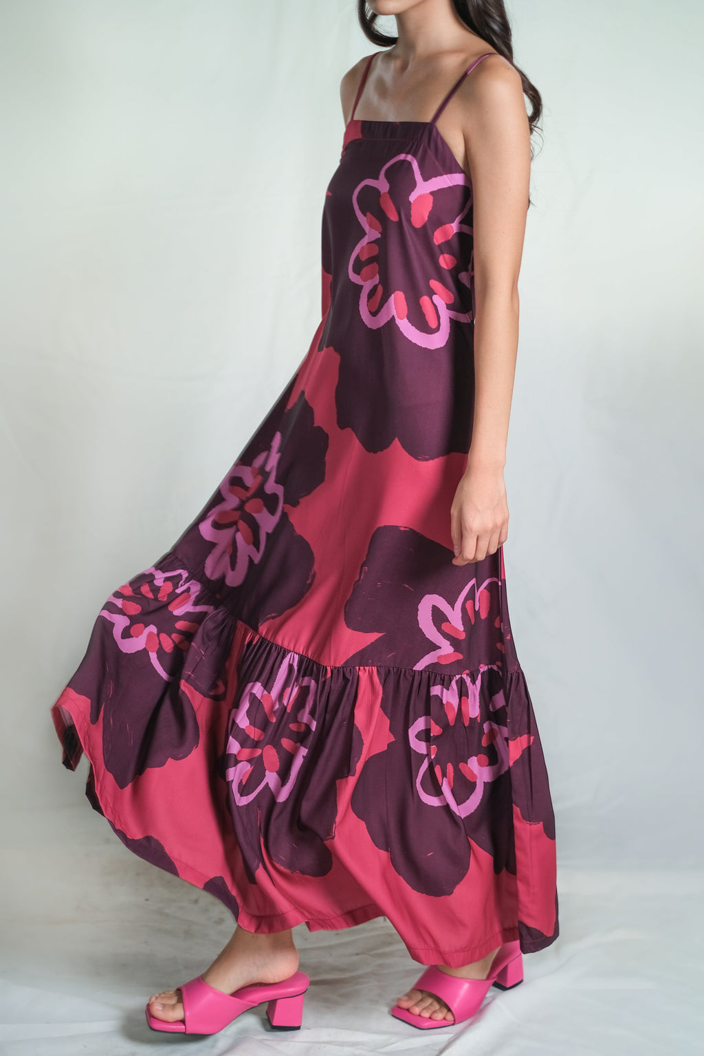 Antalya Maxi Dress in Pinot