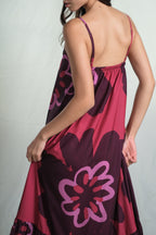 Antalya Maxi Dress in Pinot