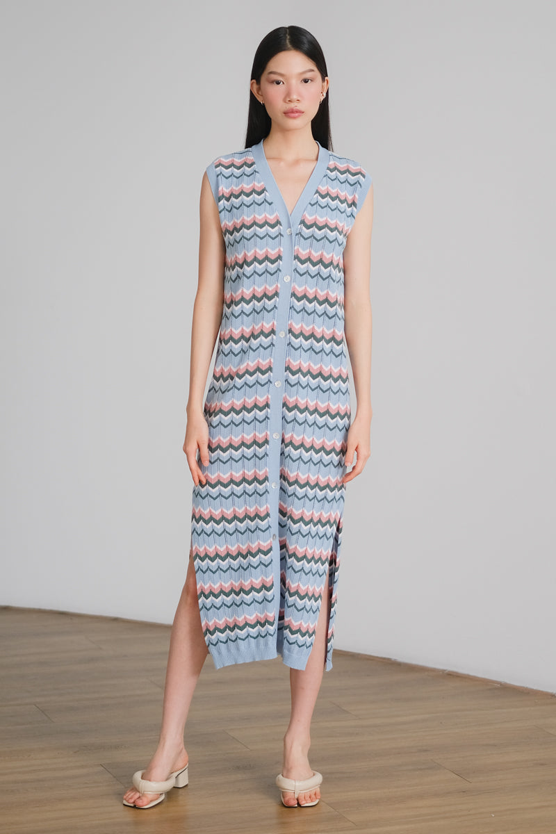 Leia Dress in Placid Blue