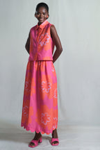 Waltz midi skirt